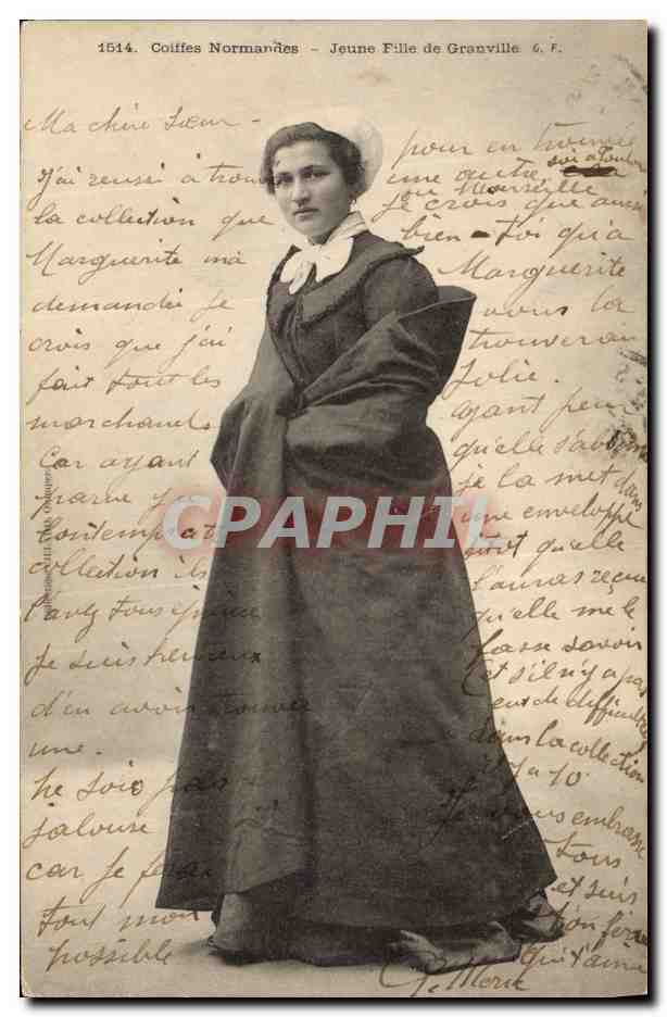 Coiffes Normandes — Jeune Fille de Granville — G.F.