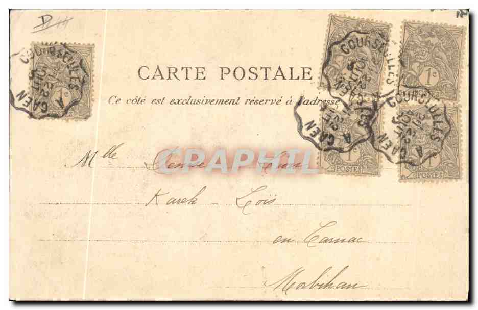 Les Dentellières. Types du Littoral — J. Brechet, édit. Cuan. Dépose. N°97 — Reverso