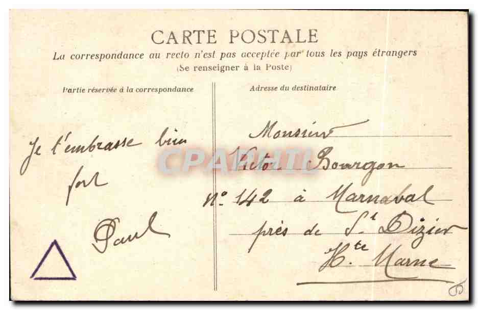 CPA Folklore Scenes de la vie Normande Le filet dentelle a l'aiguille Chien — Verso