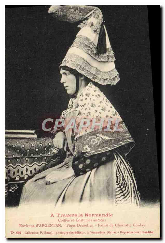 CPA Folklore Environs d'Argentan Patrie de Charlotte Corday