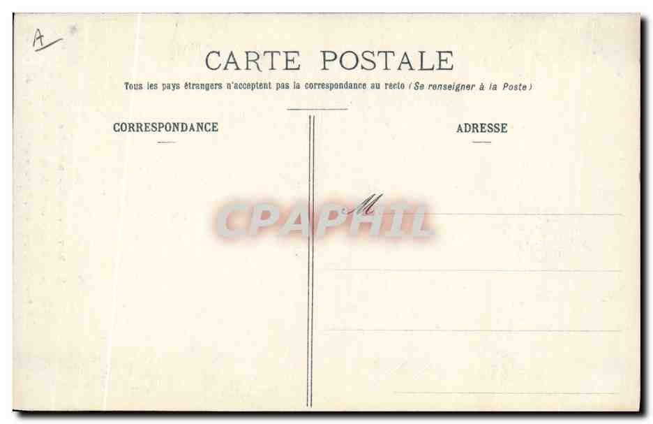 CPA Folklore Jeune fille en deuil Normandie  — Verso