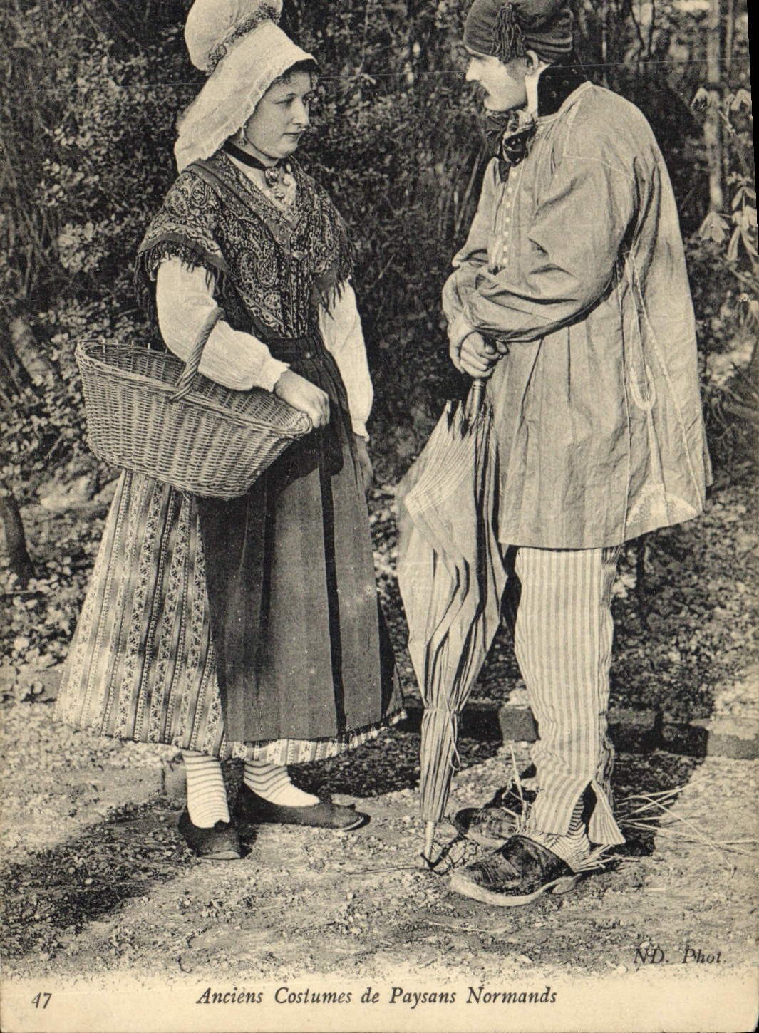 CPA Folklore Normandie
