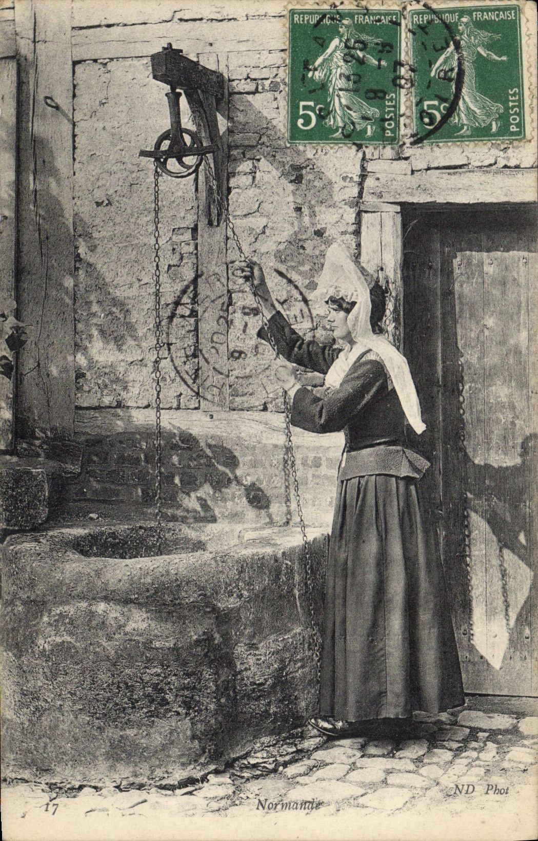CPA Folklore Normandie 