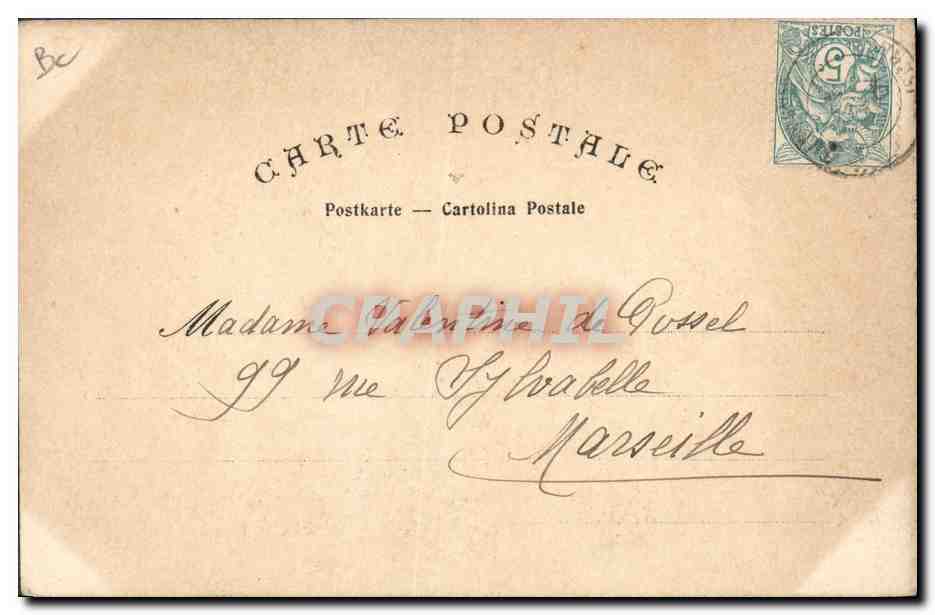 CPA Fantaisie Illustrateur Femme Henri Boutez  — Rückseite