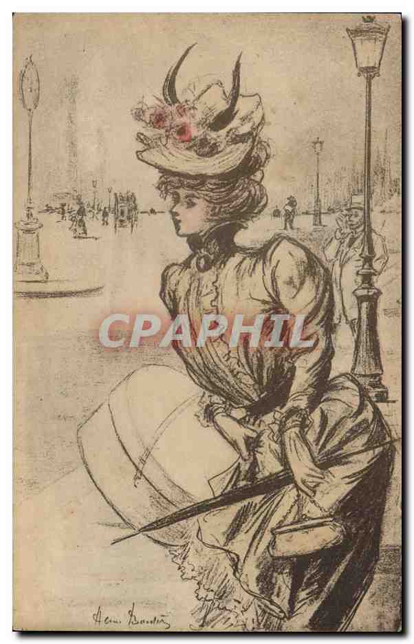 CPA Fantaisie Illustrateur Femme Henri Boutez 
