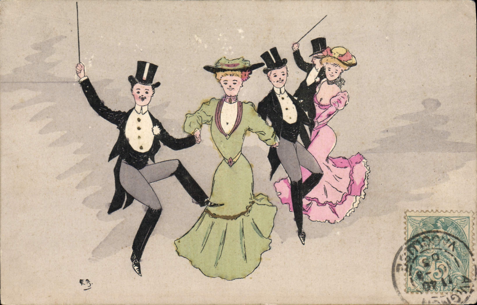 CPA Fantaisie Illustrateur Femme 