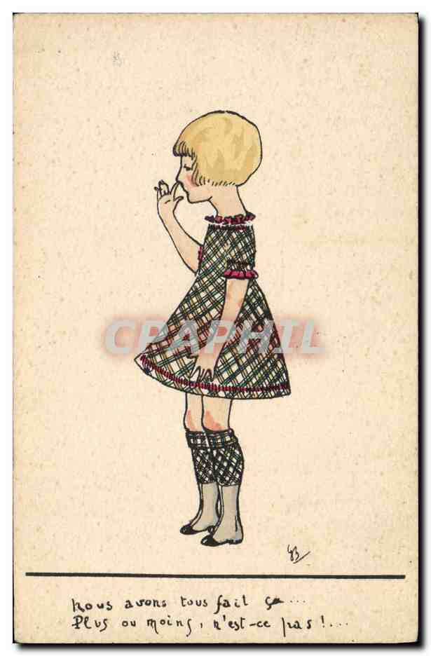 CPA Fantaisie Illustrateur Enfant 