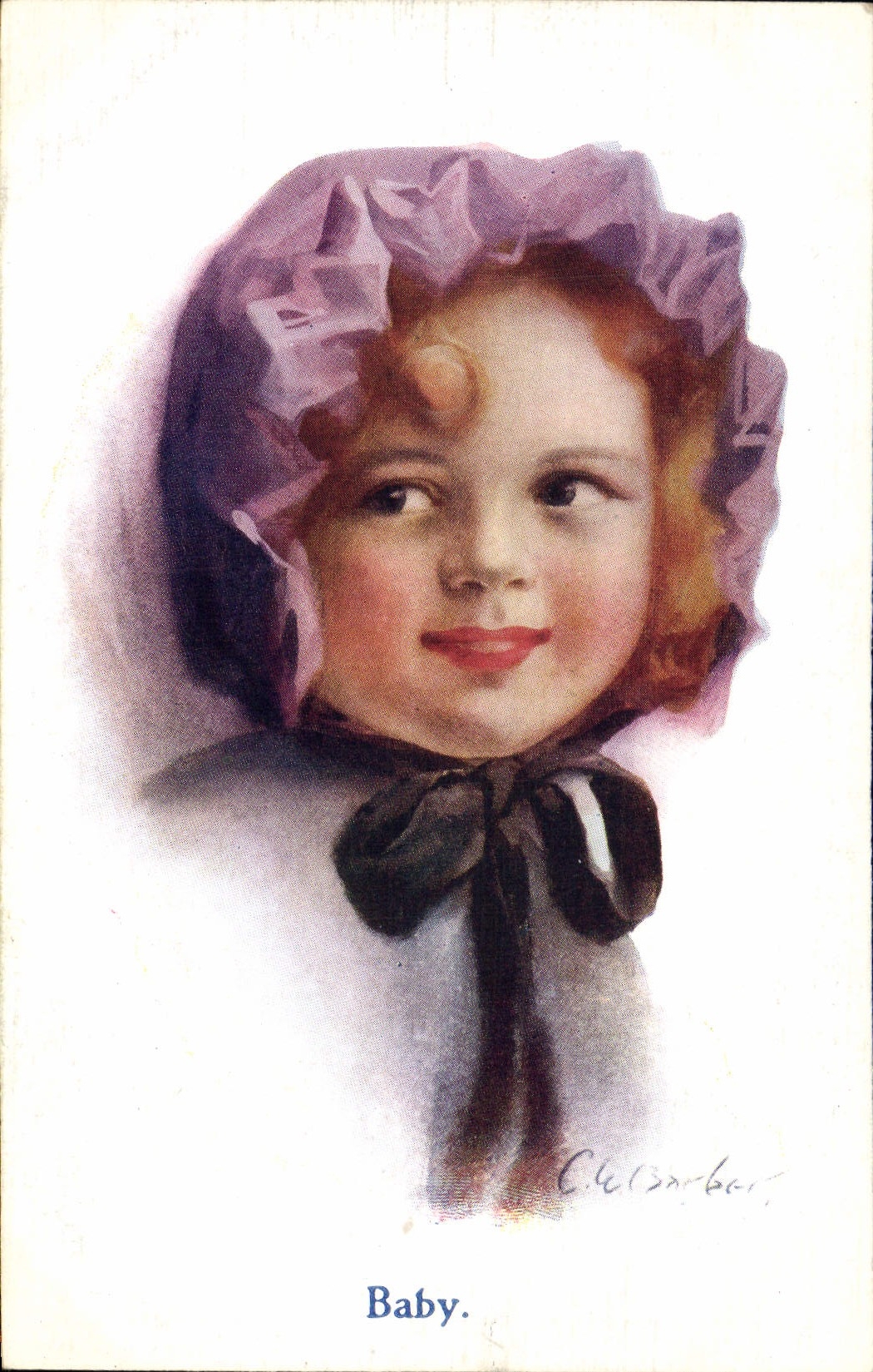 Bébé — Portrait d'enfant — The Carlton Publishing Co. London, série No.649