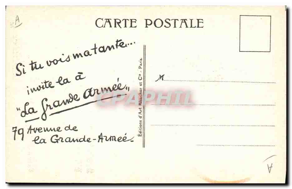 CPA Fantaisie Illustrateur Les crepes flambees Grande Armee Militaria — Rückseite