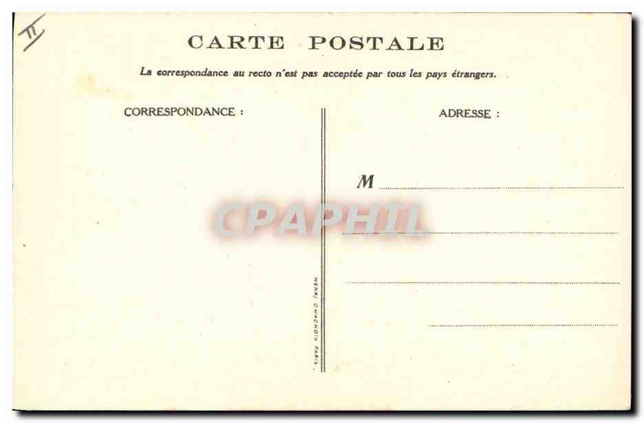 CPA Fantaisie Illustrateur Poulbot Victor Hugo La legende des siecles Grenouille Crapaud — Rückseite