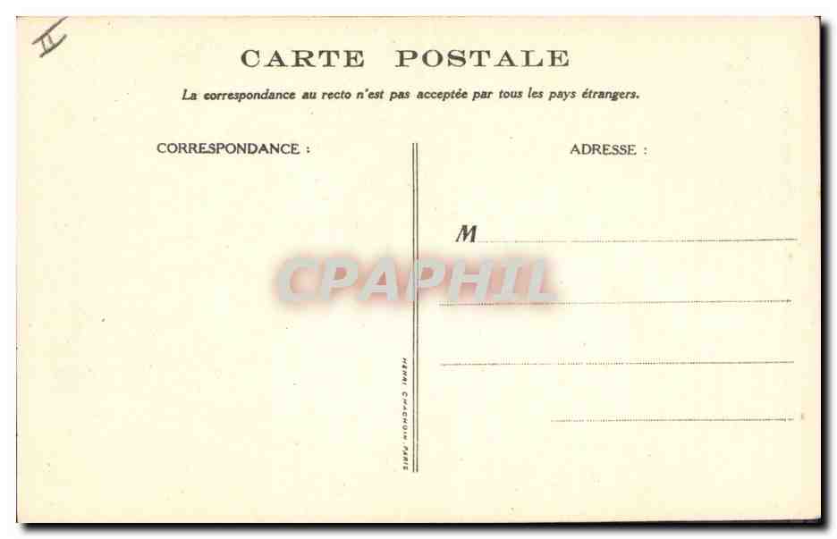 CPA Fantaisie Illustrateur Poulbot Victor Hugo Les Miserables Cygne — Verso