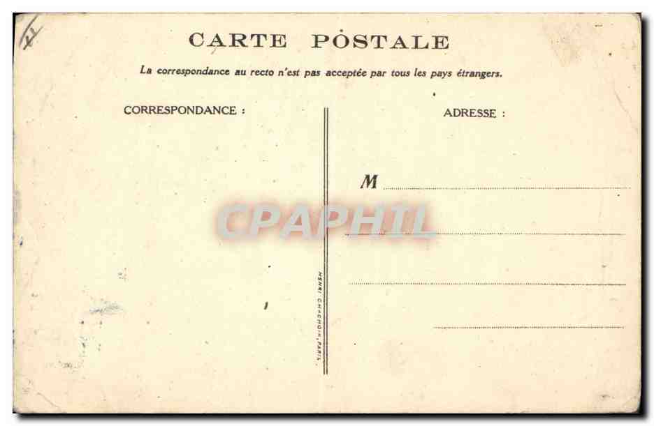 CPA Fantaisie Illustrateur Poulbot Victor Hugo Les Miserables Cygnes — Rückseite