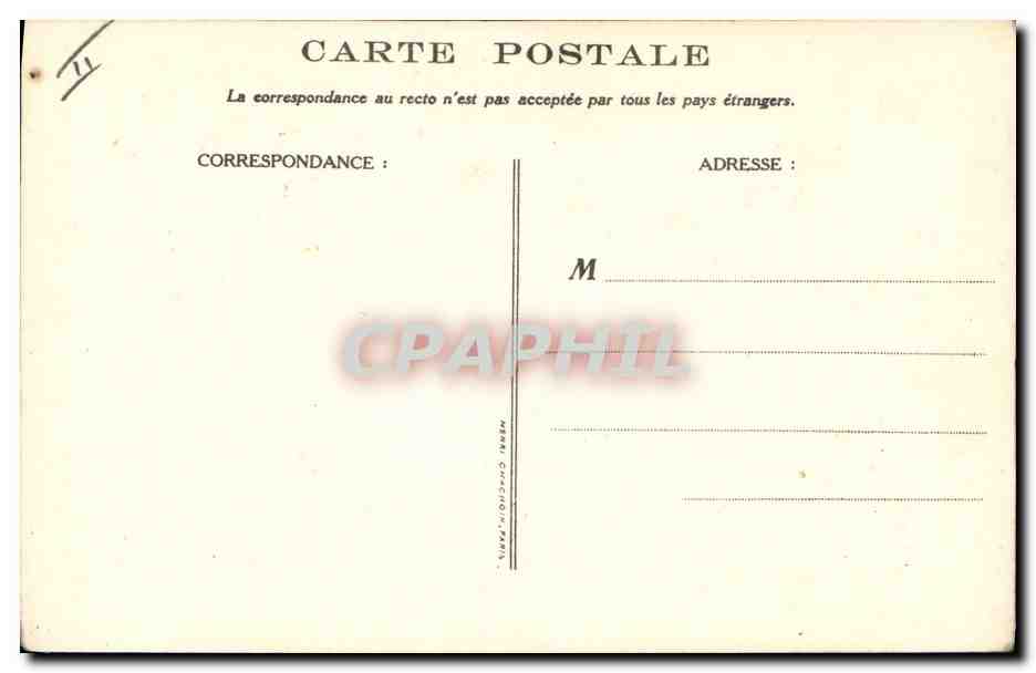 CPA Fantaisie Illustrateur Poulbot Victor Hugo La legende des siecles Petit Paul — Verso