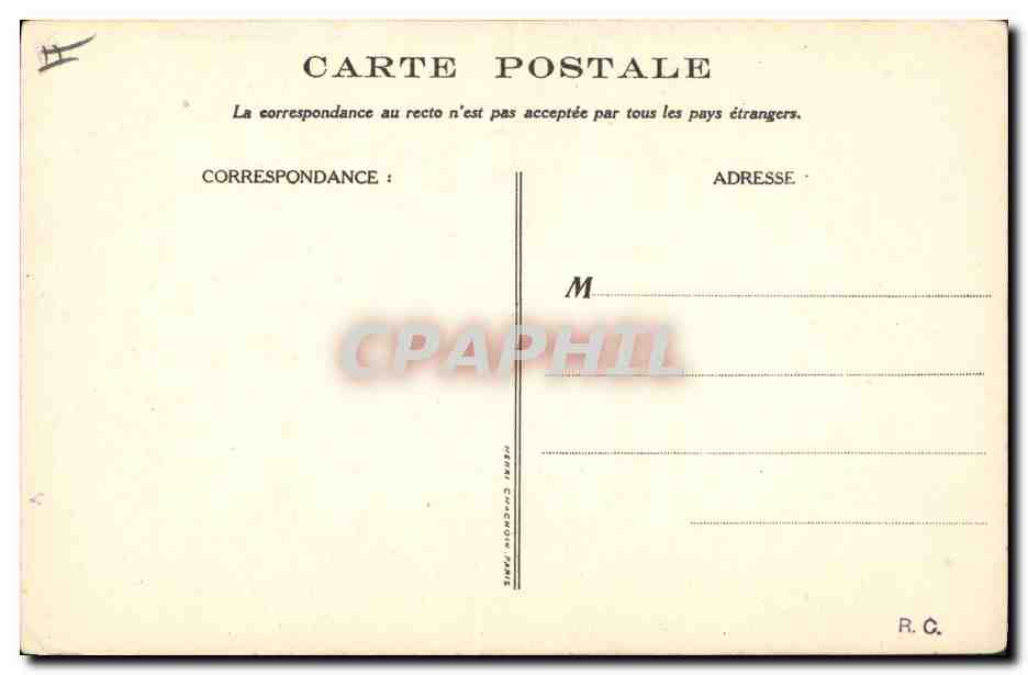 CPA Fantaisie Illustrateur Poulbot Victor Hugo La legende des siecles Le Crapaud Grenouille — Rückseite