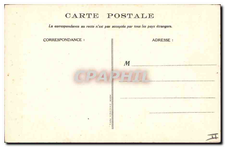 CPA Fantaisie Illustrateur Poulbot Victor Hugo Les Miserables Cygne Cygnes Swan — Rückseite