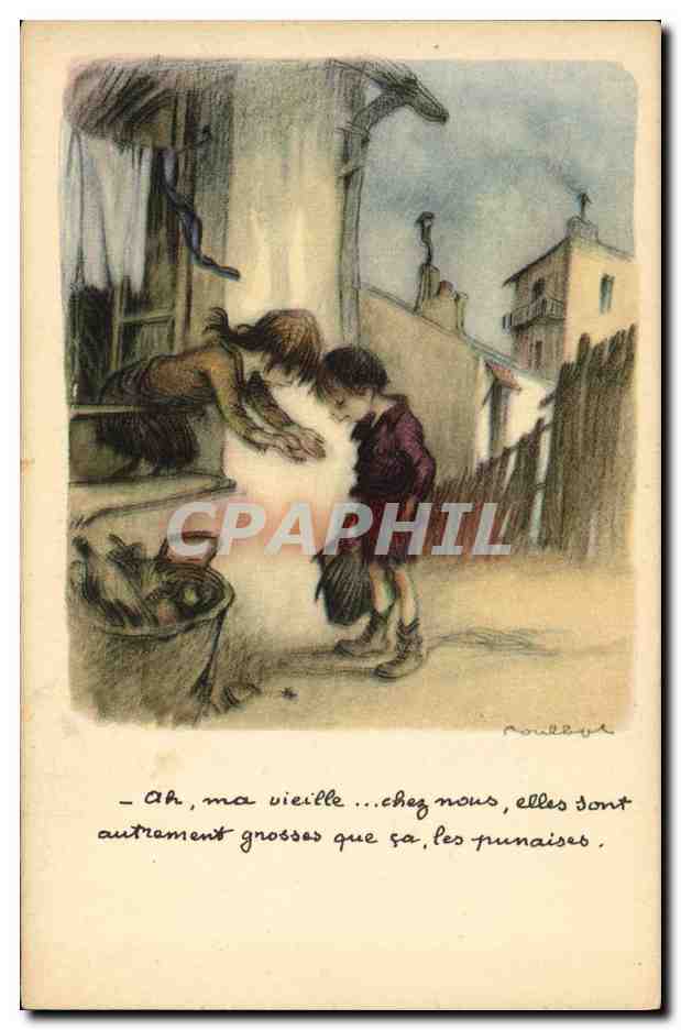 CPA Fantaisie Illustrateur Poulbot 