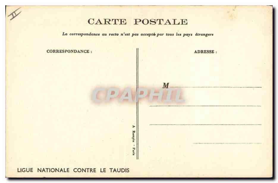 CPA Fantaisie Illustrateur Poulbot  — Verso