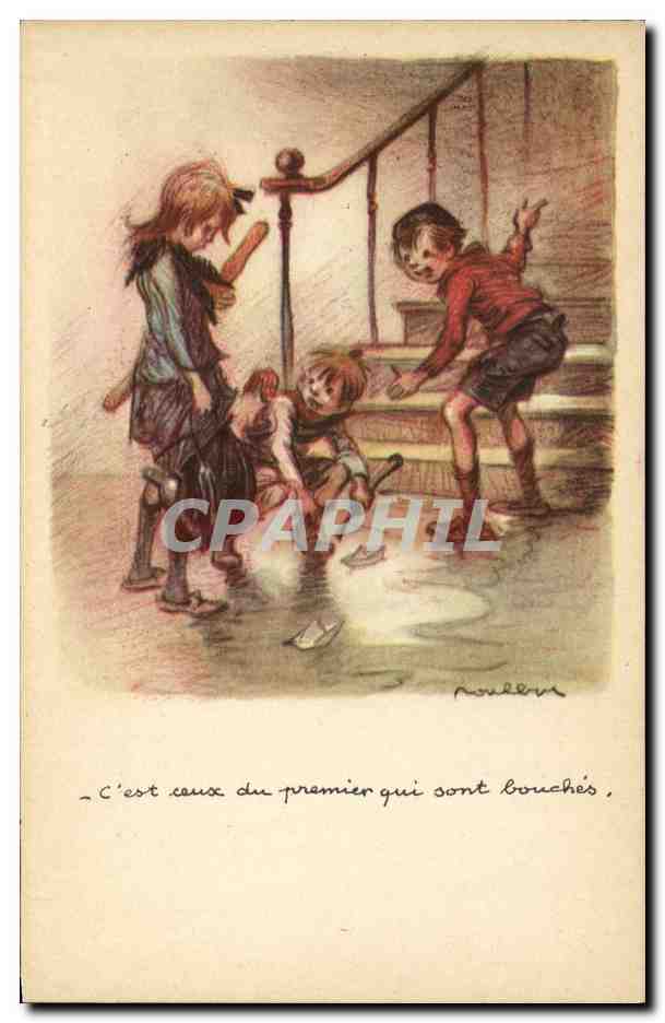 CPA Fantaisie Illustrateur Poulbot 