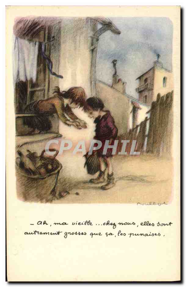 CPA Fantaisie Illustrateur Poulbot 