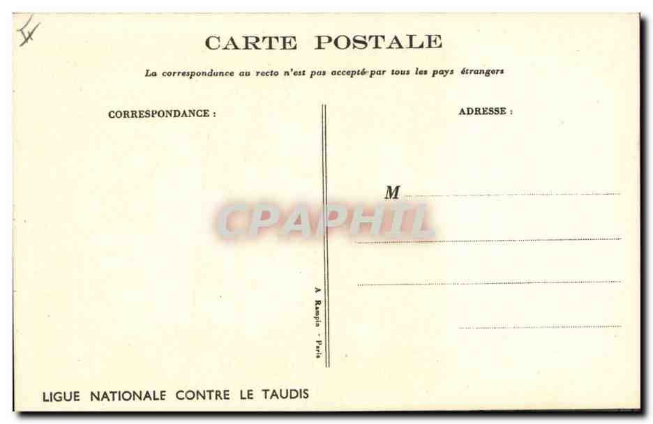 CPA Fantaisie Illustrateur Poulbot  — Verso