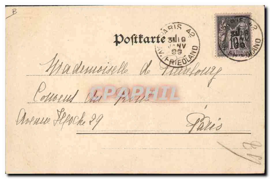 Trois Princesses de Luxembourg — Charles Bernhöft, Série Luxembourg No. 49 — Reverso