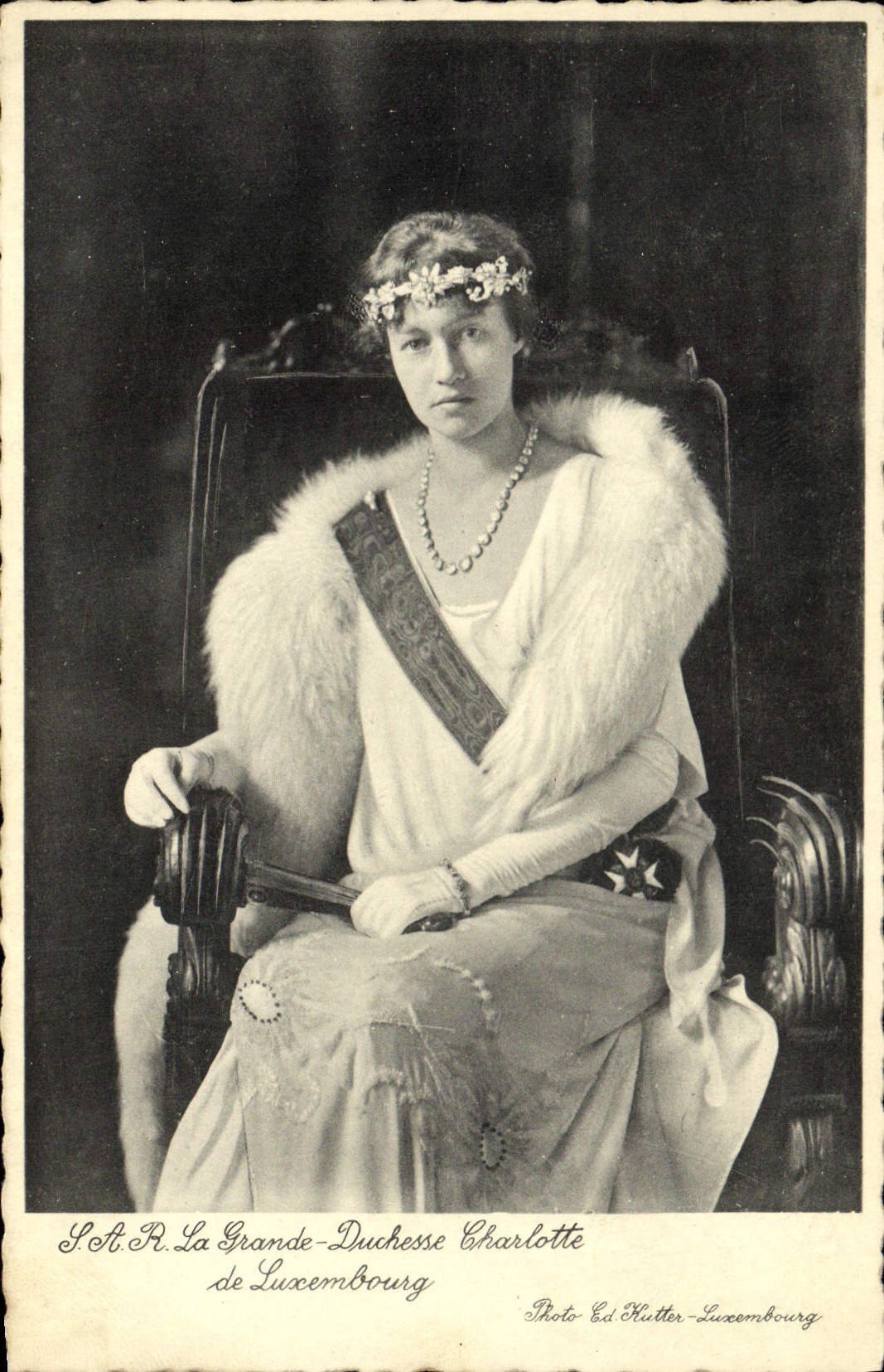 S.A.R. La Grande-Duchesse Charlotte de Luxembourg — Photo Ed Hutter-Luxembourg