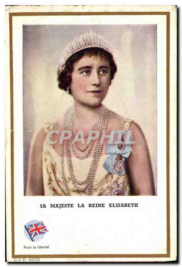 CPA Sa majeste la reine Elisabeth