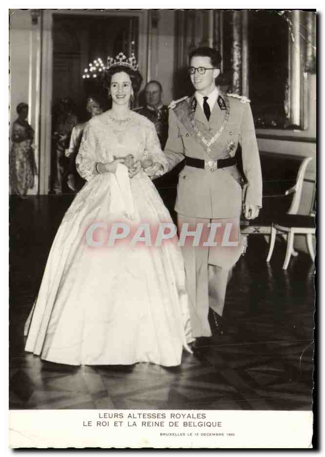 Leurs Altesse Royales — Le Roi et la Reine de Belgique — Bruxelles le 15 décembre 1960