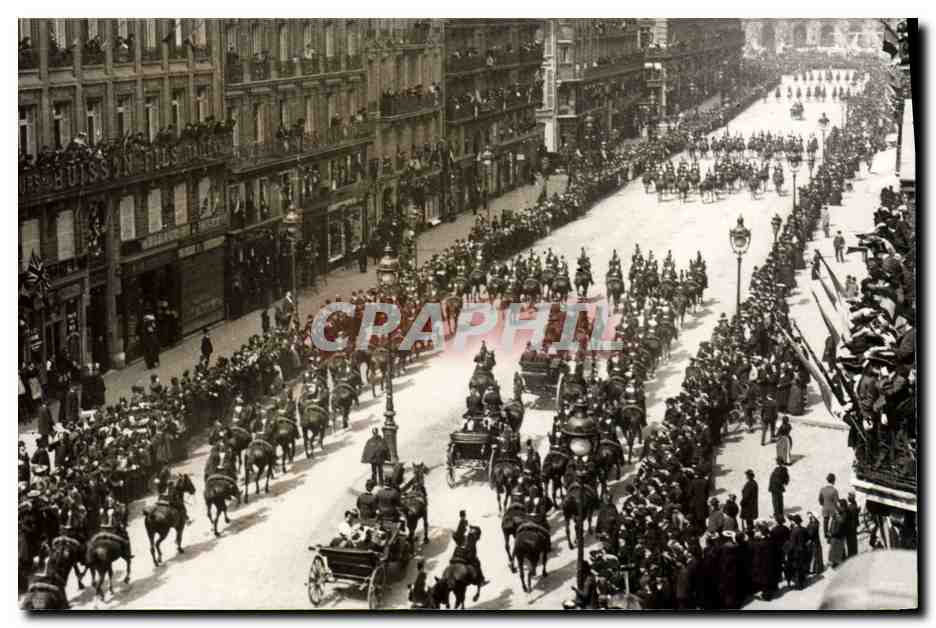 Photo Le roi Edouard VII a Paris 1903 Paris Opera 