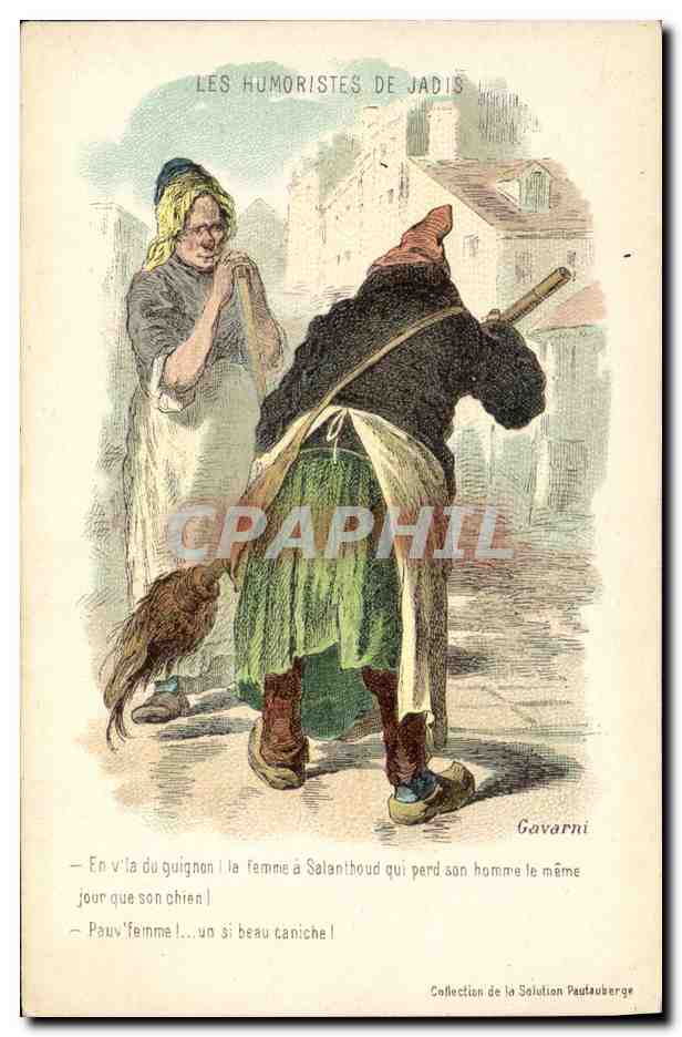 CPA Fantaisie Illustrateur Les humouristes de jadis Gavarni