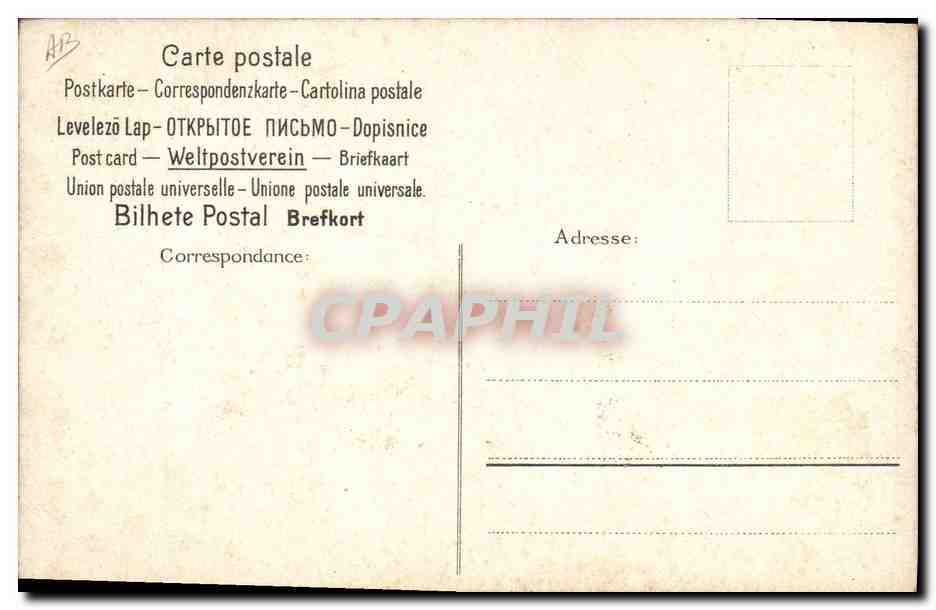 CPA Fantaisie Illustrateur Femme — Rückseite