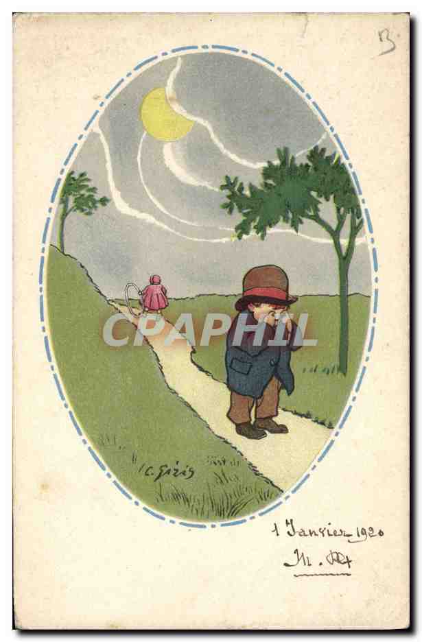 CPA Fantaisie Illustrateur Enfant