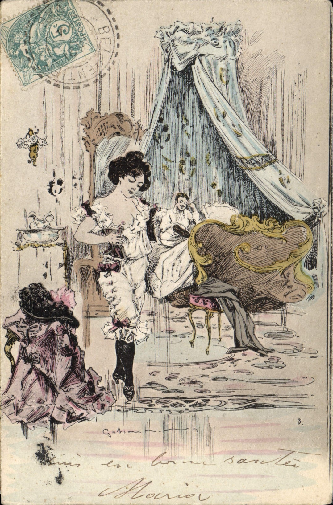 CPA Fantaisie Illustrateur Femme