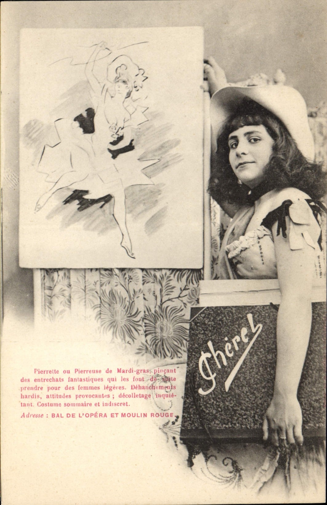 Pierrette oder Faschingspiercer — Ball im Opernhaus und Moulin Rouge — Gherel