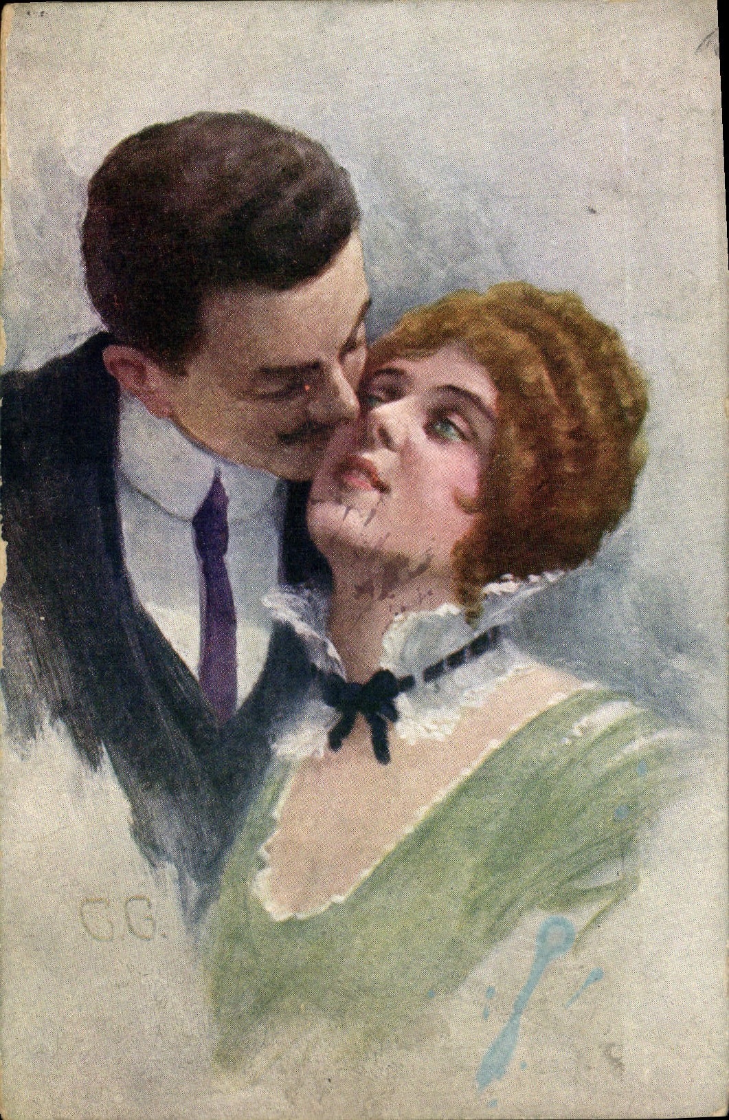 CPA Fantaisie Illustrateur Femme