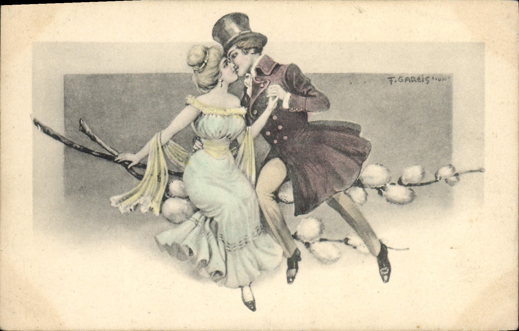 CPA Fantaisie Illustrateur Femme 
