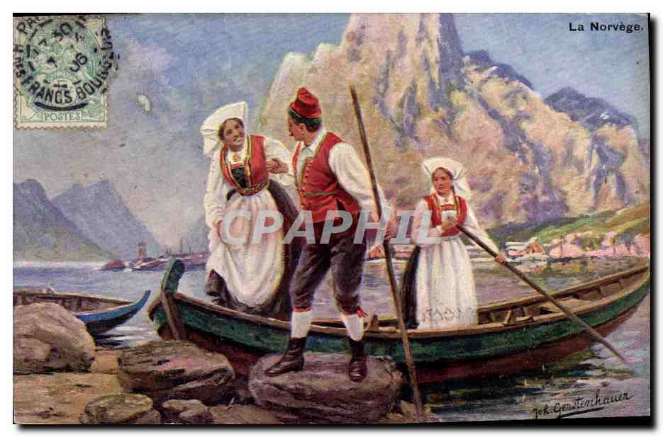 CPA Fantaisie Illustrateur La Norvege 