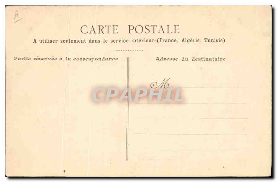 CPA Militaria 2eme regiment d'artillerie En batterie Au Villard de Lans  — Rückseite