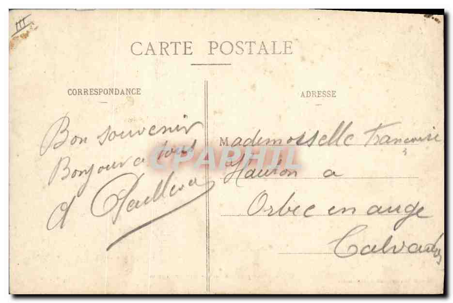 Camp de Châlons - Vue des Tentes — Librairie Militaire Guérin, Mourmelon — Achterkant