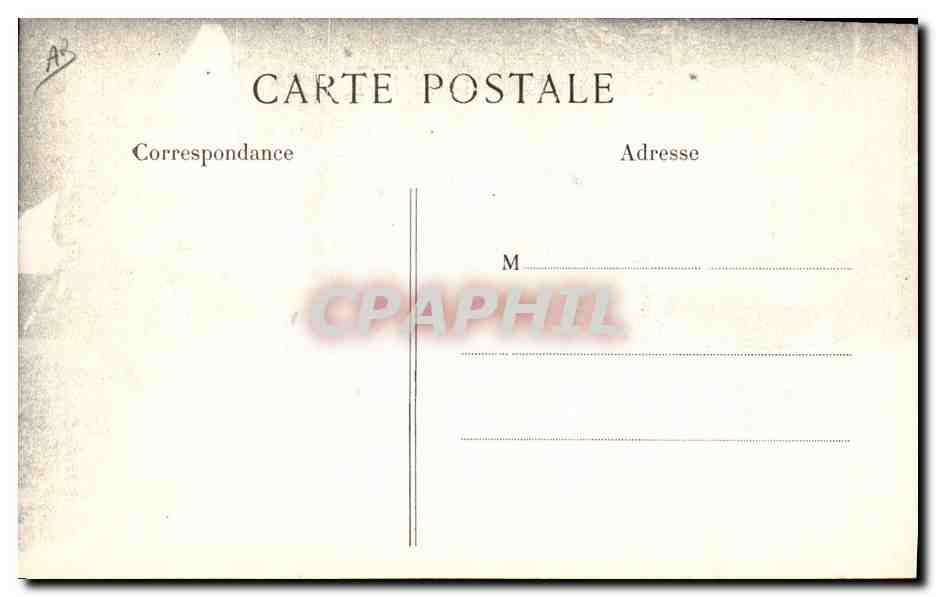 CPA Militaria Camp d'Auvours La cantine — Rückseite
