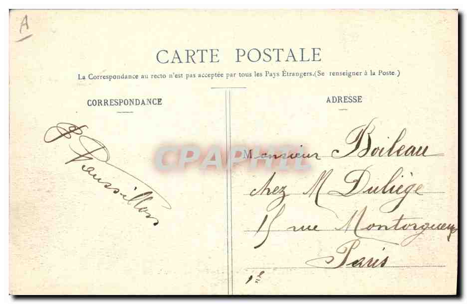 Campamento de Châlons — La Artillería en el Campo. La Crítica después del Fuego — Librería Militar Guérin, Mourmelon — Reverso