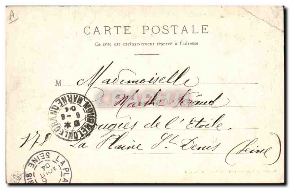 CPA Militaria Camp de Chalons Revue du 14 Juillet  — Rückseite