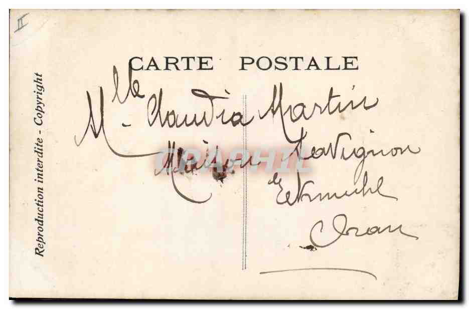 CPA Edmond Rostand Chantecler Le amtin du coq  — Verso