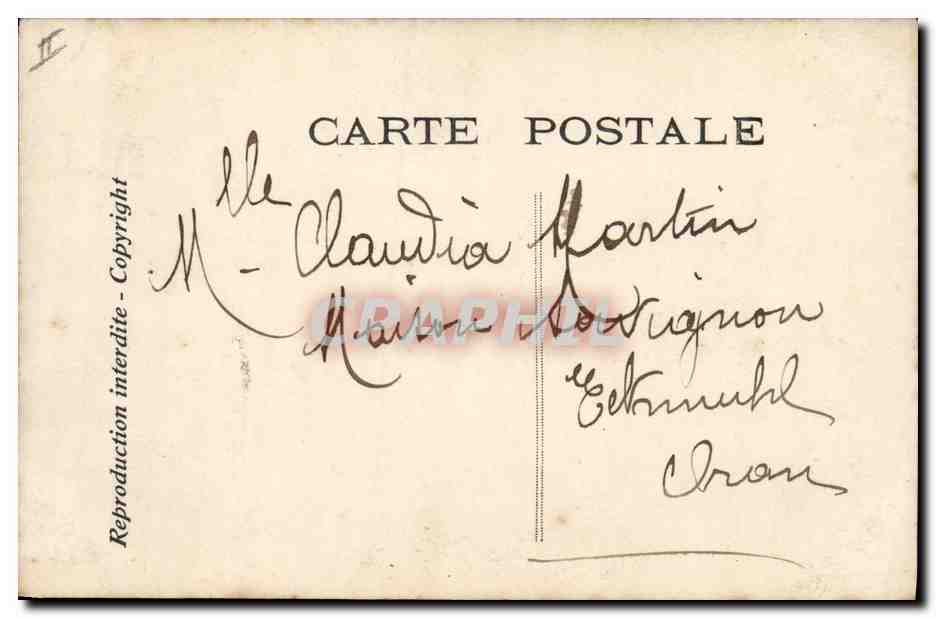 CPA Edmond Rostand Chantecler Le soir de la faisane — Verso