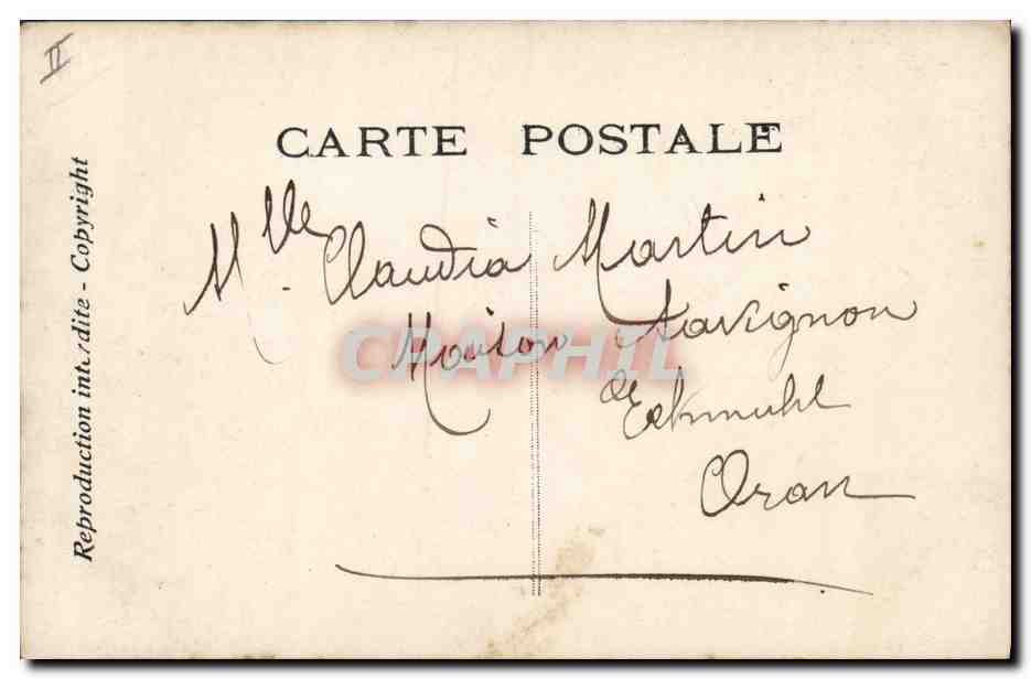 CPA Edmond Rostand Chantecler Le jour de la pintade — Verso