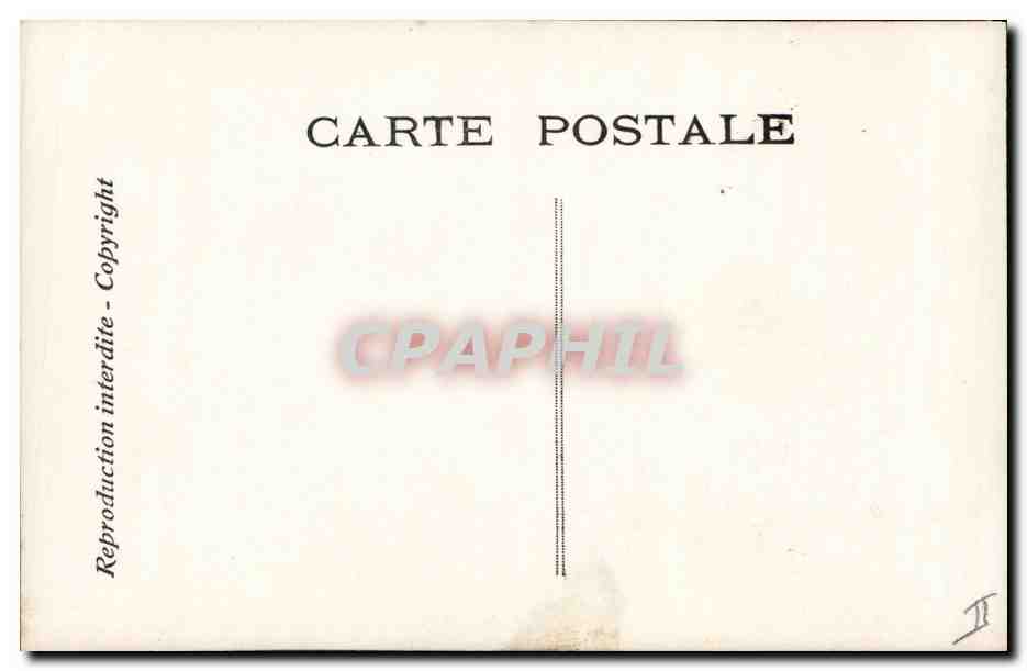 CPA Edmond Rostand Chantecler La nuit du rossignol Champignon — Verso