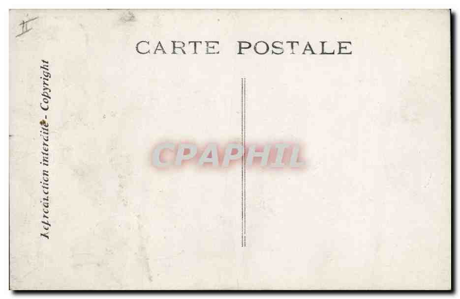 CPA Edmond Rostand Chantecler L'arrivee de la faisane — Verso