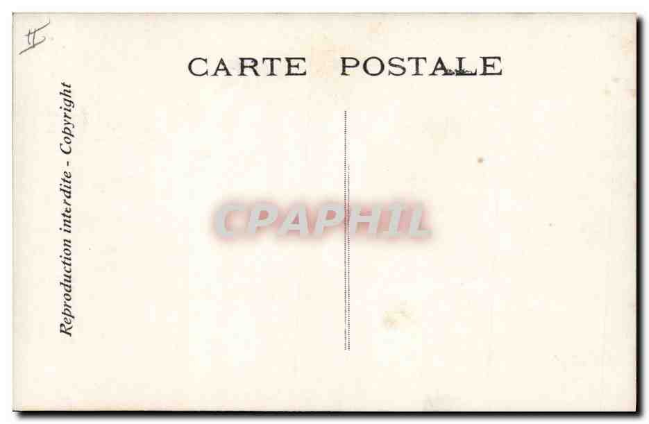 CPA Edmond Rostand Chantecler Les crapauds Grenouille — Rückseite