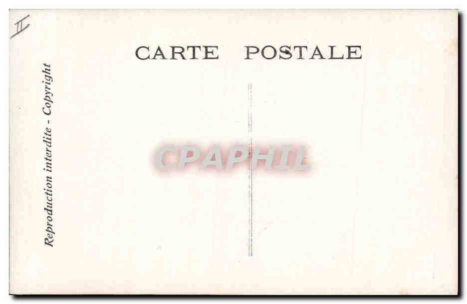 CPA Edmond Rostand Chantecler Le matin du coq — Verso