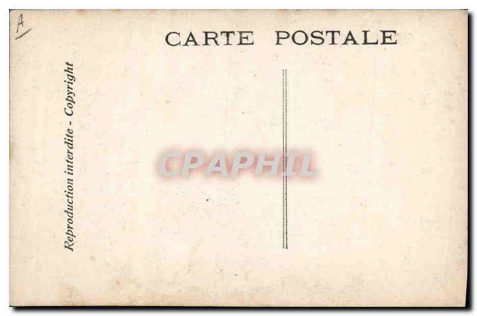 CPA Edmond Rostand Chantecler Mme Simone — Verso